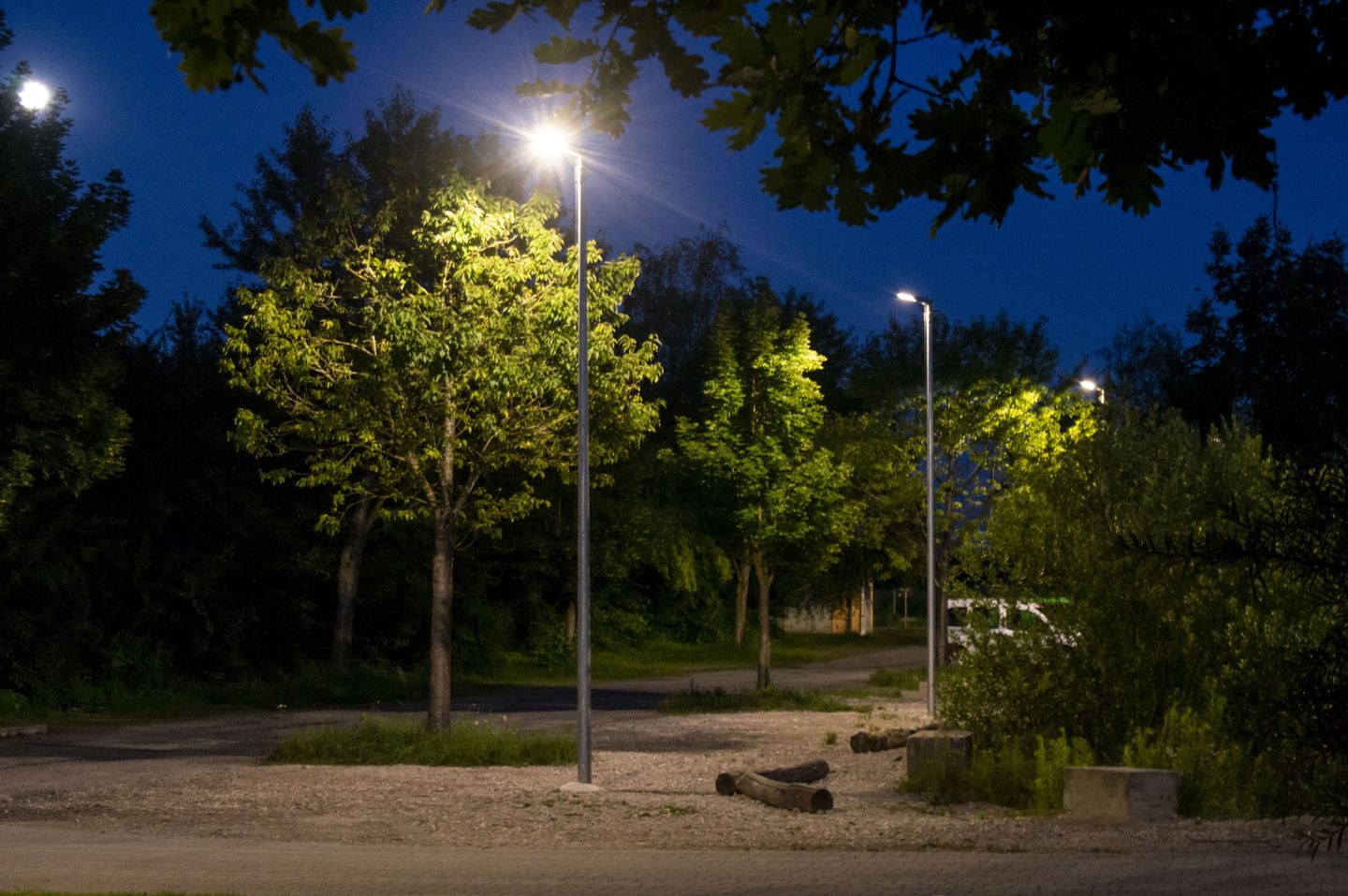 Rudolf-Steiner-Schule Ismaning Parkplatzbeleuchtung