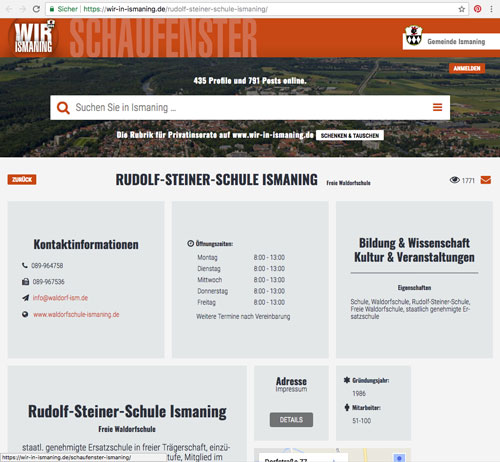 Rudolf-Steiner-Schule in Ismaning bei München